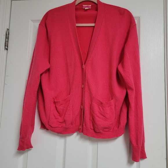 J.crew Cashmere Cardigan Size Large. - Picture 1 of 8
